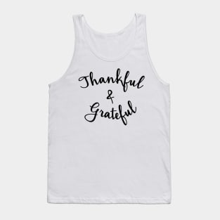 Grateful Lettering Tank Top